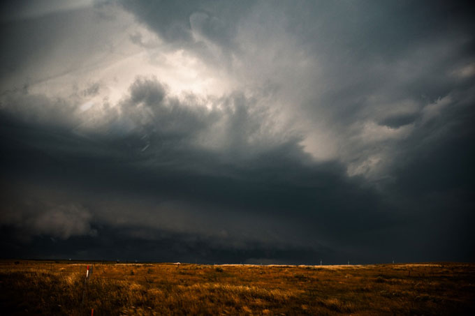 Storm approaching Hailstorm Alley